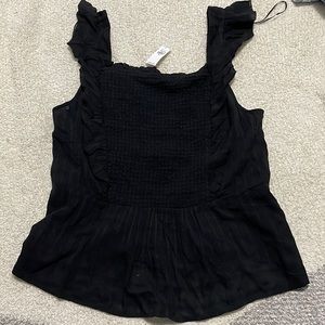 OLD NAVY Flutter Sleeve Smocked Top